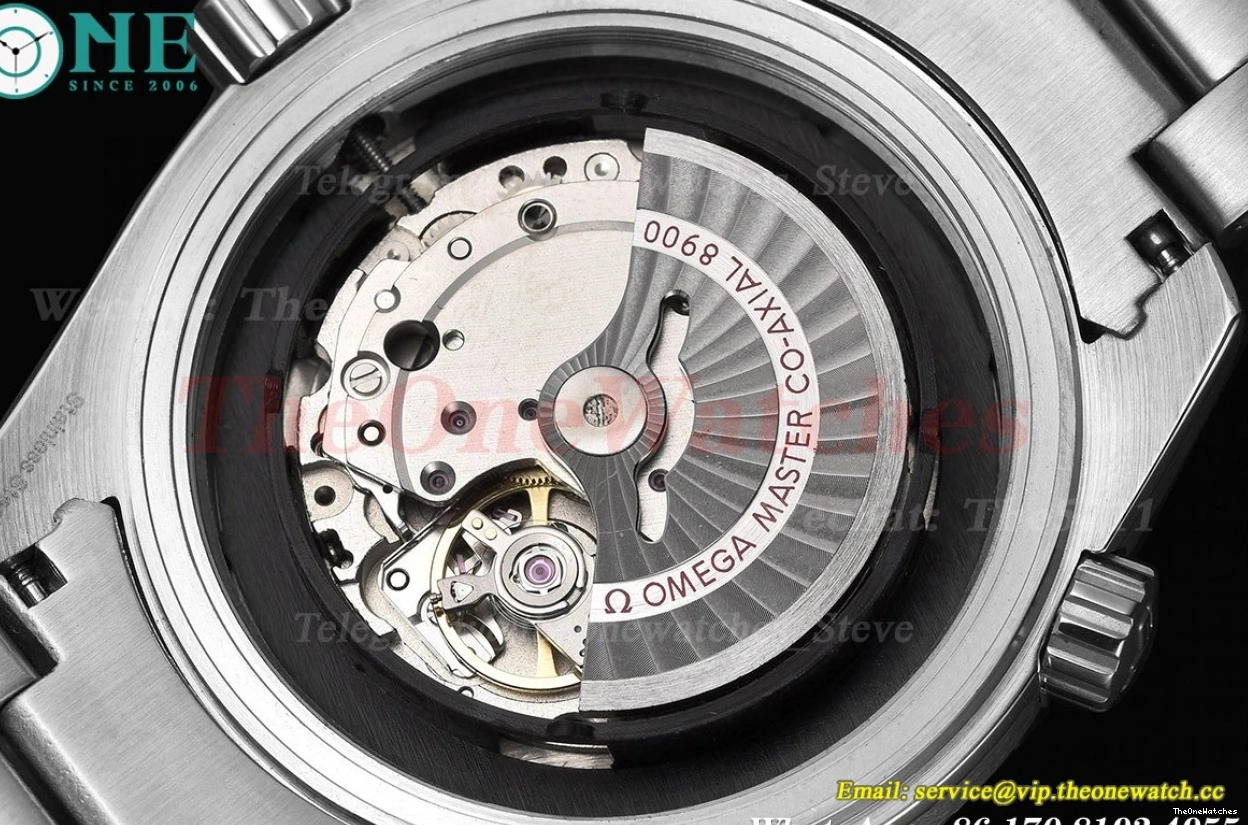 SS Orange 600m White 43mm Seamaster Dial GDF MY8215 SS 0331